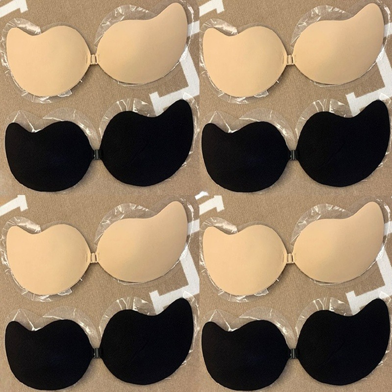 Silicone Bra Adhesive - 1/2pairs Push Up Invisible Bra Strapless