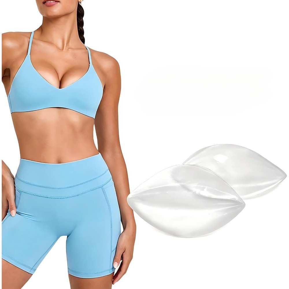 Push Up Bra Padded - Adhesive Silicone Bra Inserts - Removable