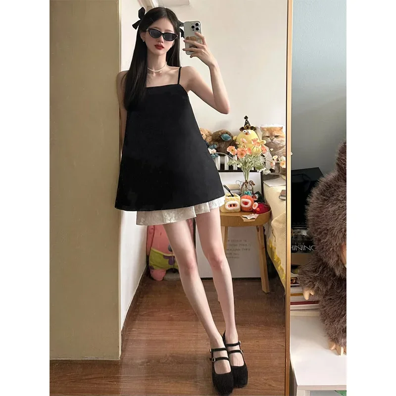 Cami Top Lace - Color Contrast Chic Girl 2pc Sets