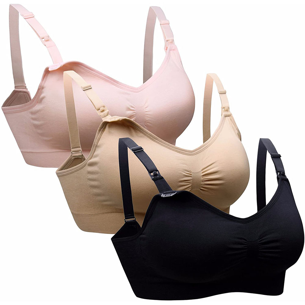 Nursing Bra Sleep - Wirefree Nursing Clothing Cotton Breastfeeding Bra