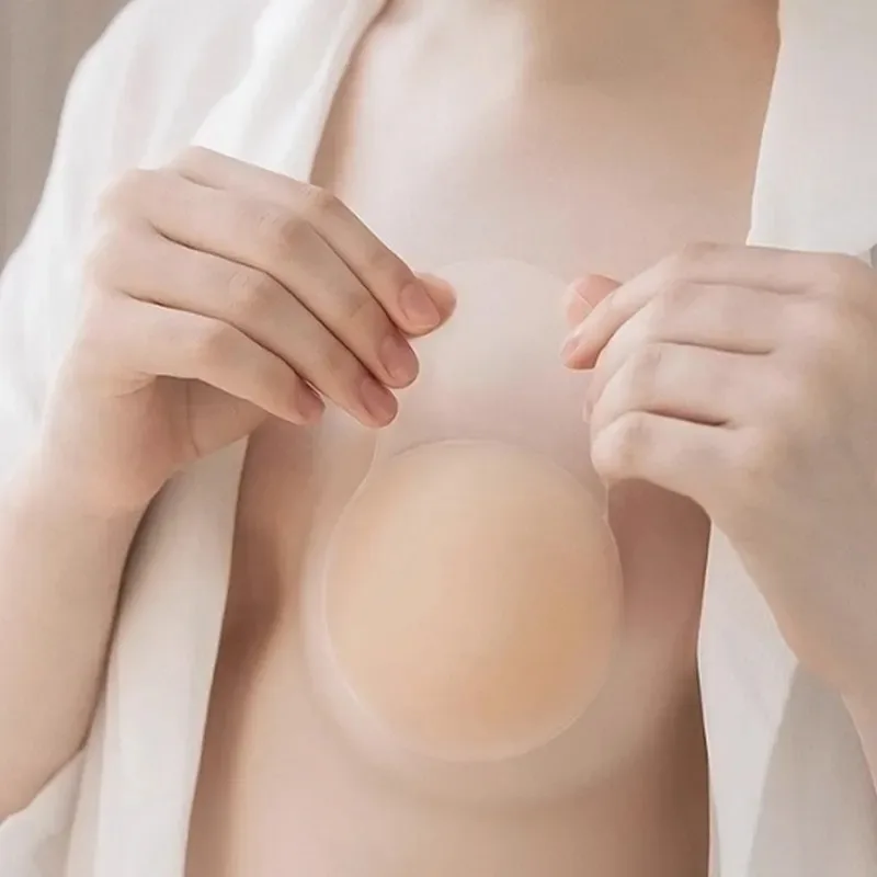 Silicone Bra Adhesive - 1Pairs Silicone Nipple Cover Lift Up