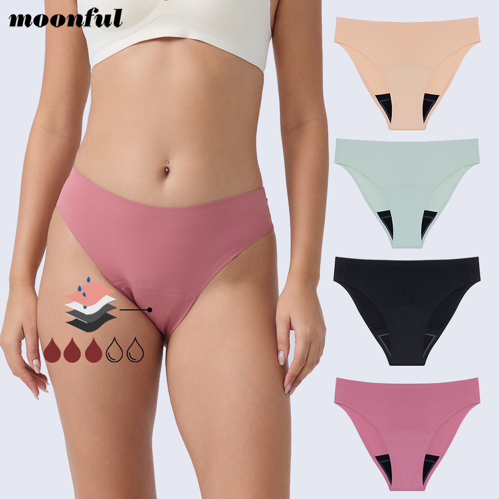 Period Panty Absorbent - Menstrual Panties Women Leak proof Menstrual