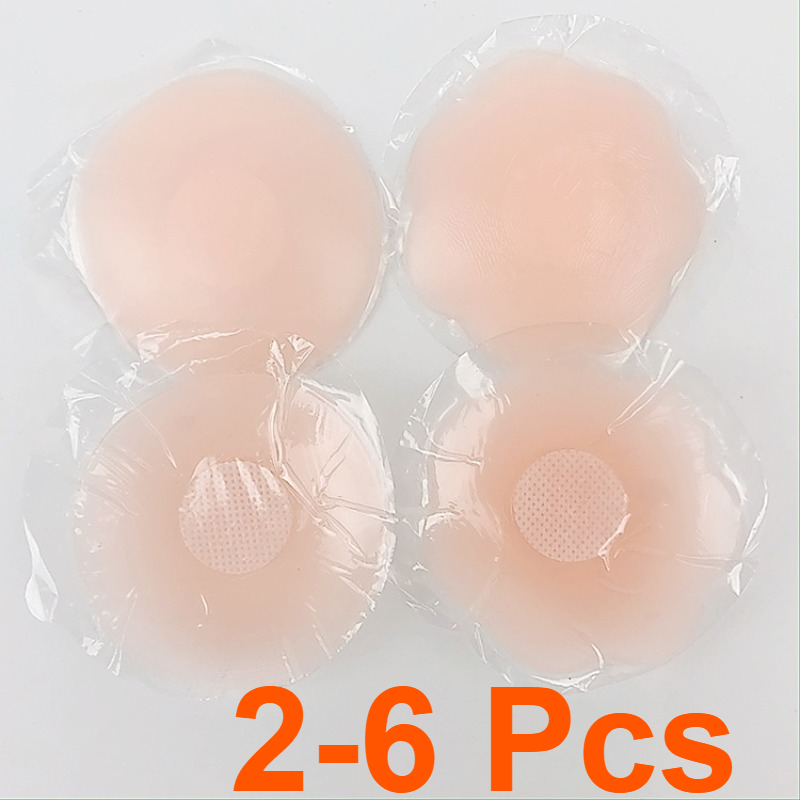 Nipple Cover Pasties - 2-6Pcs Women Silicone Nipple Covers Reusable