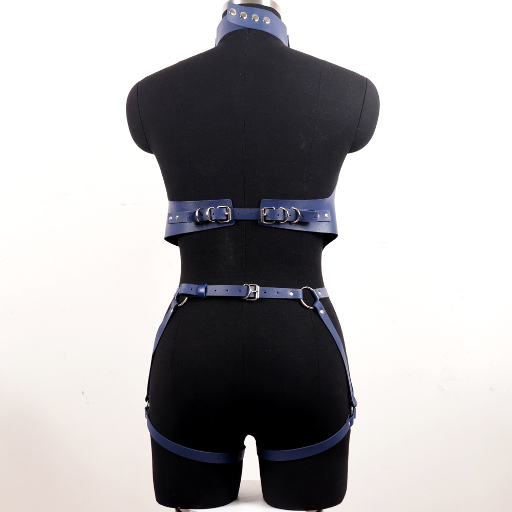 Women Leather Harness Sets Sex - Garter Belt Set 评论和价格