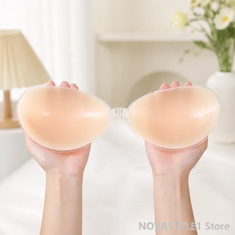 2pcs silicone breast lift pads - Silicone Bra Adhesive 评论和价格