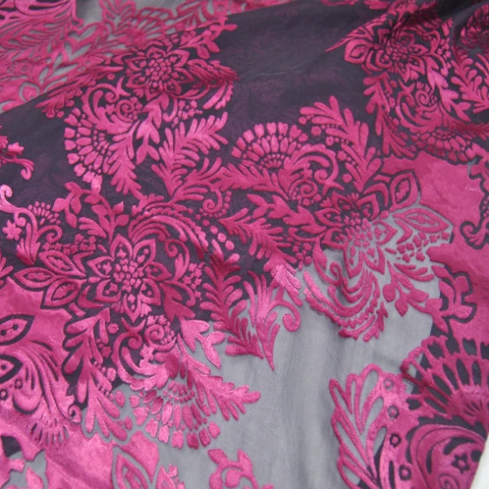 Fashion Large Pink Flower Desi - Robe Silk Women 评论和价格