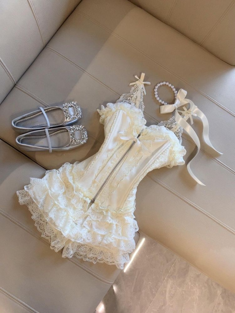 Cute Desire Lace Bustier Top H - Cami Top Lace 评论和价格