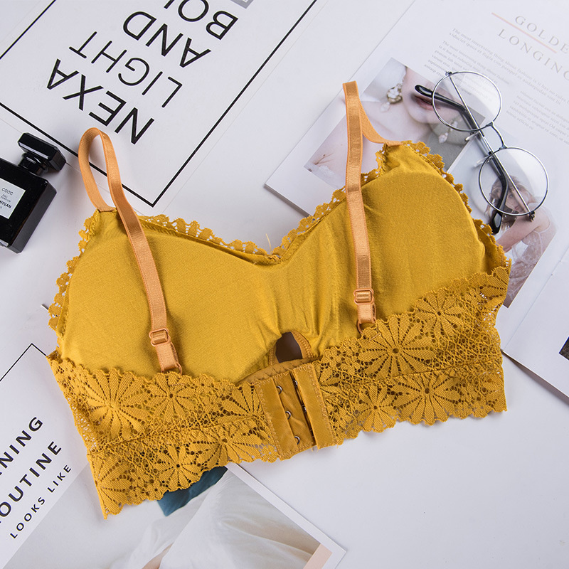 3D Sexy girl lace Lingerie Sea - Strapless Bra Backless 评论和价格
