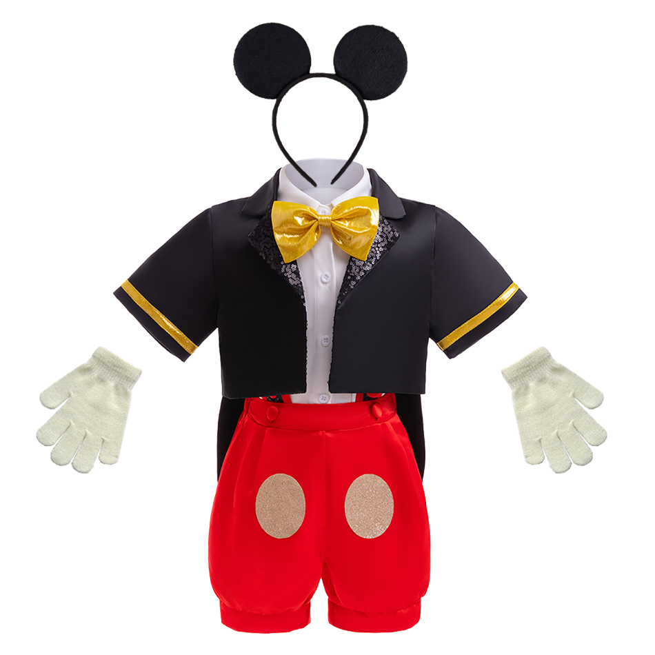 Kids Boys Cartoon Mouse Cospla - Boyshort Underwear 评论和价格