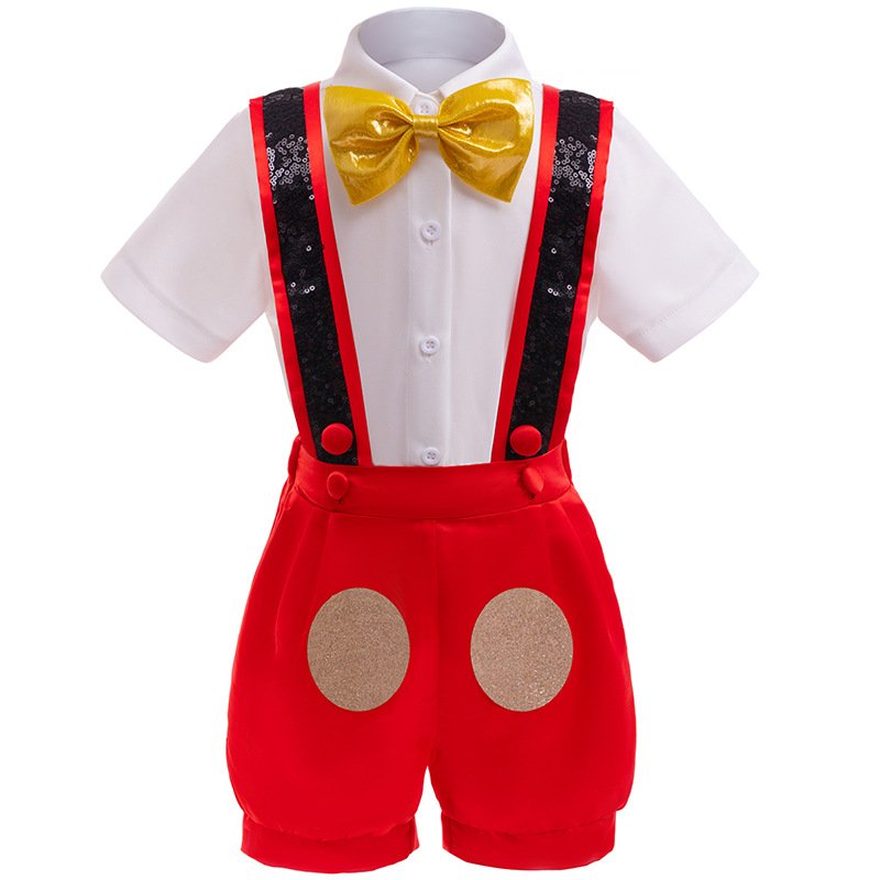 Kids Boys Cartoon Mouse Cospla - Boyshort Underwear 评论和价格
