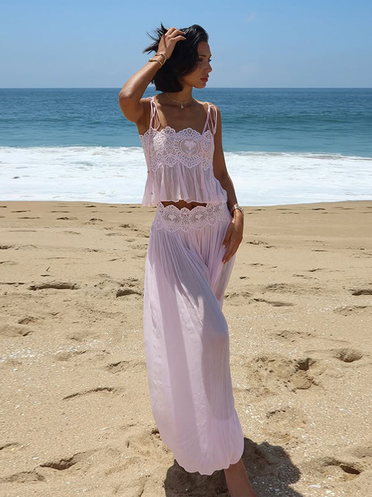 Beach Lace Hollow Out Women's  - Strapless Bra Backless 评论和价格