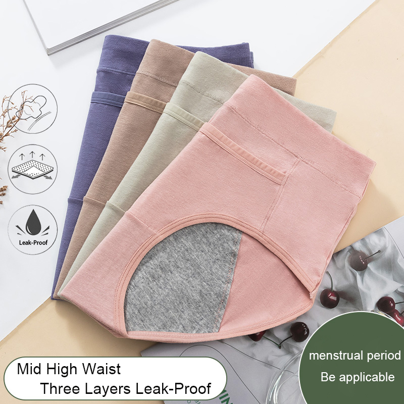 Cotton Menstrual Panties Leak  - Seamless Underwear Women 评论和价格