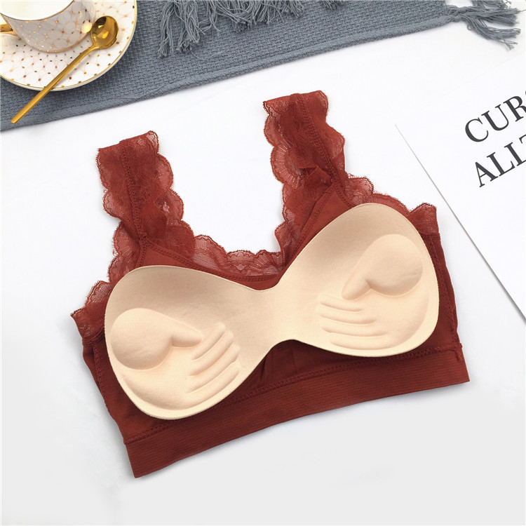 3D Sexy lace Lingerie Seamless - Strapless Bra Backless 评论和价格