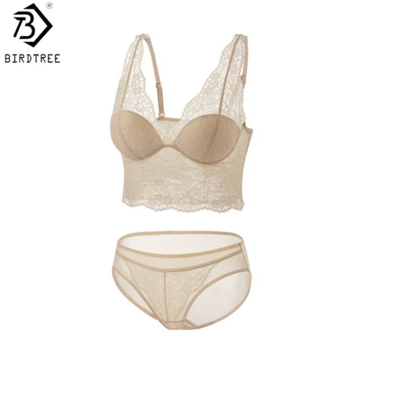 Birdtree, Silk Lining Women's  - Bralette Wireless Soft 评论和价格
