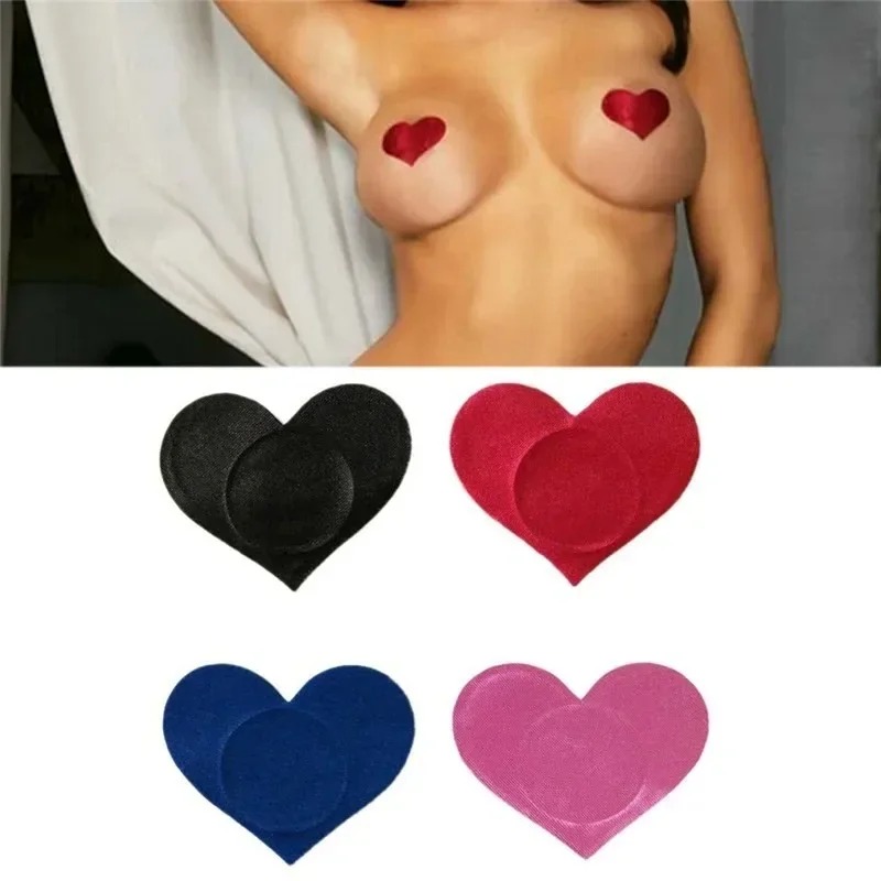 5 Pair Breast Petals Heart Sha - Nipple Cover Pasties 评论和价格
