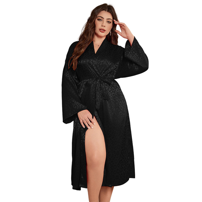 Plus Size Robe Pajama Women Sl - Robe Silk Women 评论和价格