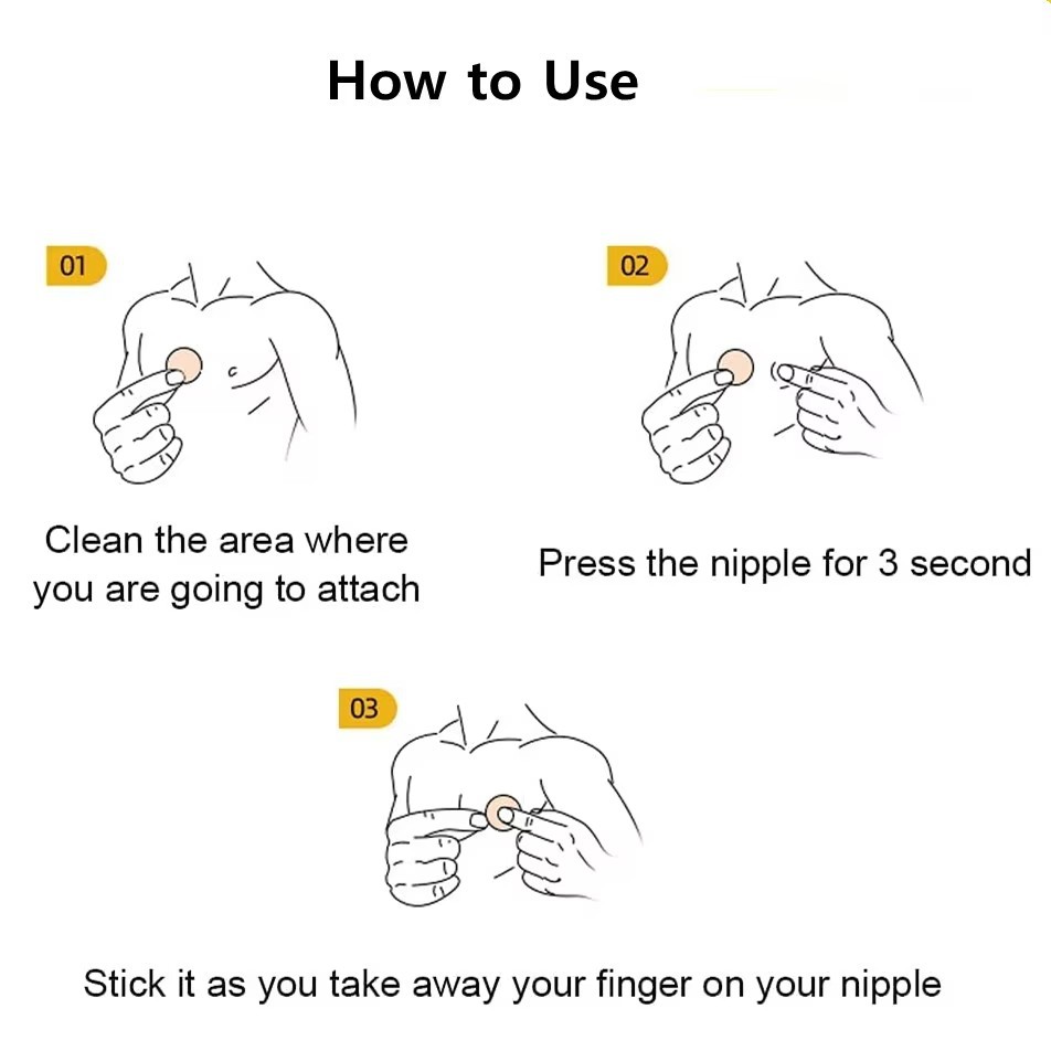 Disposable Invisible Men's Nip - Nipple Cover Pasties 评论和价格