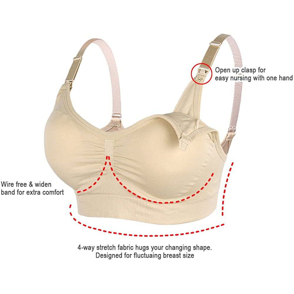 Womens Maternity  Nursing Bra  - Nursing Bra Sleep 评论和价格