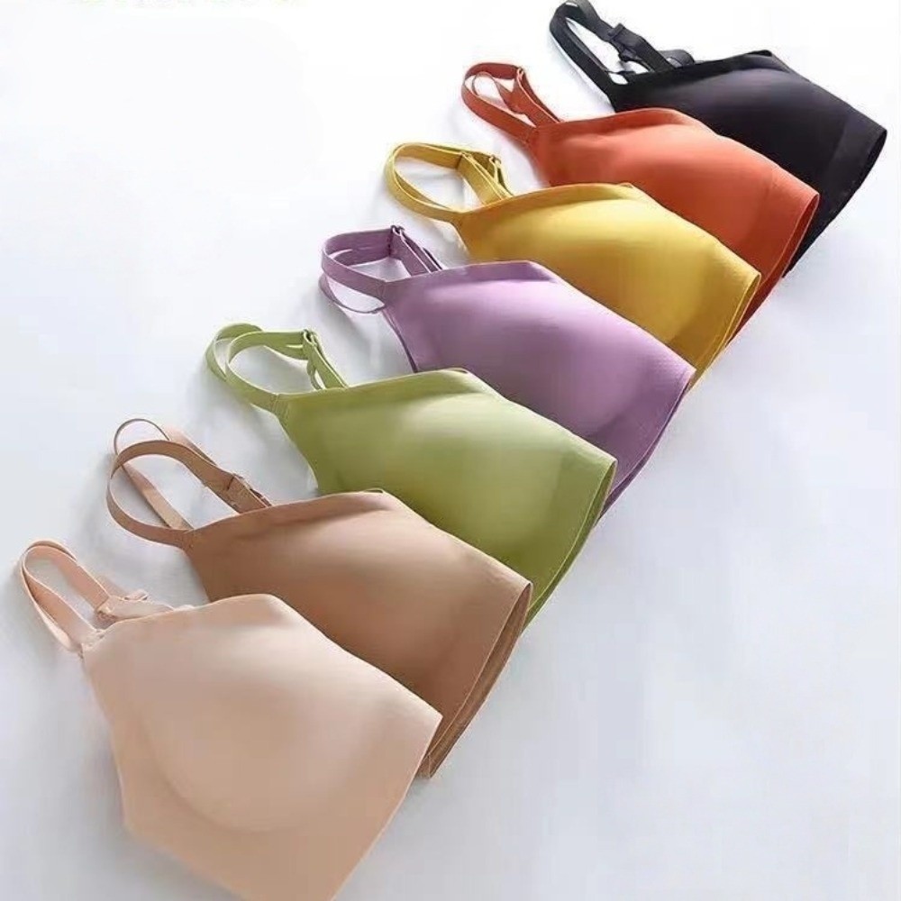 Push Up Wireless Bra Gathered  - Bralette Wireless Soft 评论和价格