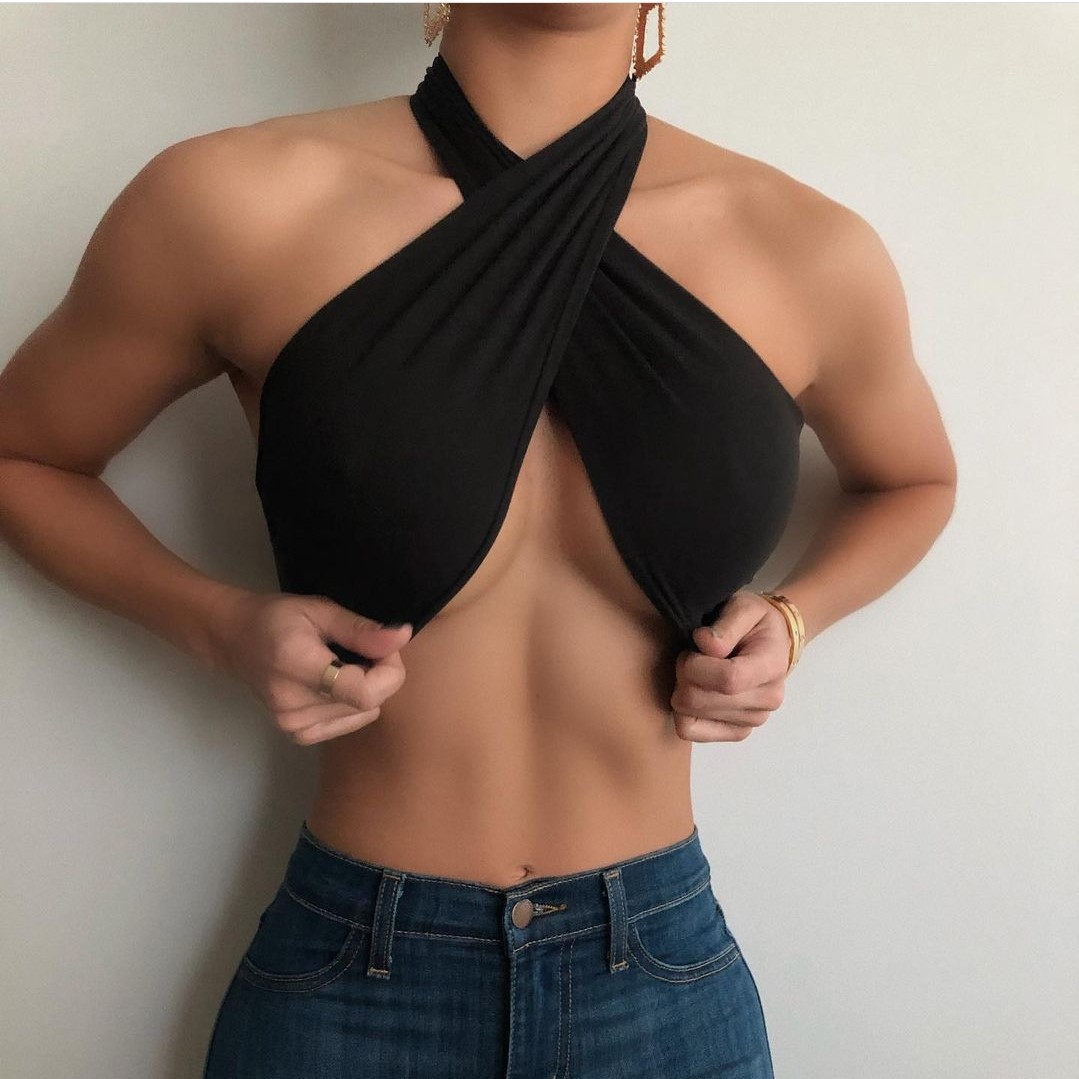 Women Fashion Sexy Mini Tops W - Strapless Bra Backless 评论和价格