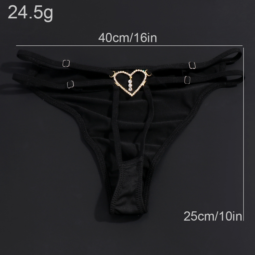 Heart Thong Swimsuit Panty Wom - Thong Bikini Women 评论和价格