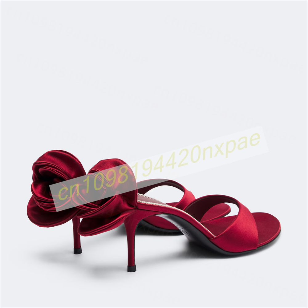 Women Red Satin Thong Mule San - Slip Dress Satin 评论和价格
