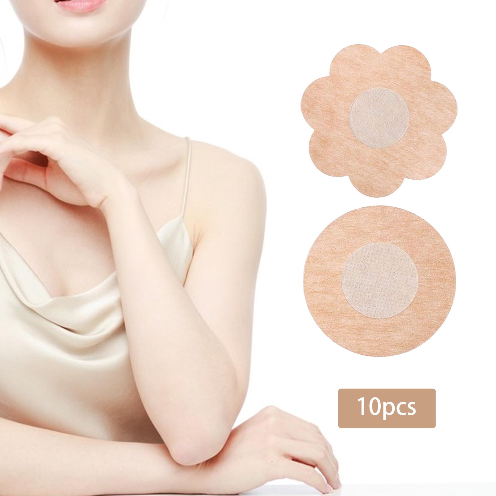 10 Pieces Chest Pasties Flower - Nipple Cover Pasties 评论和价格