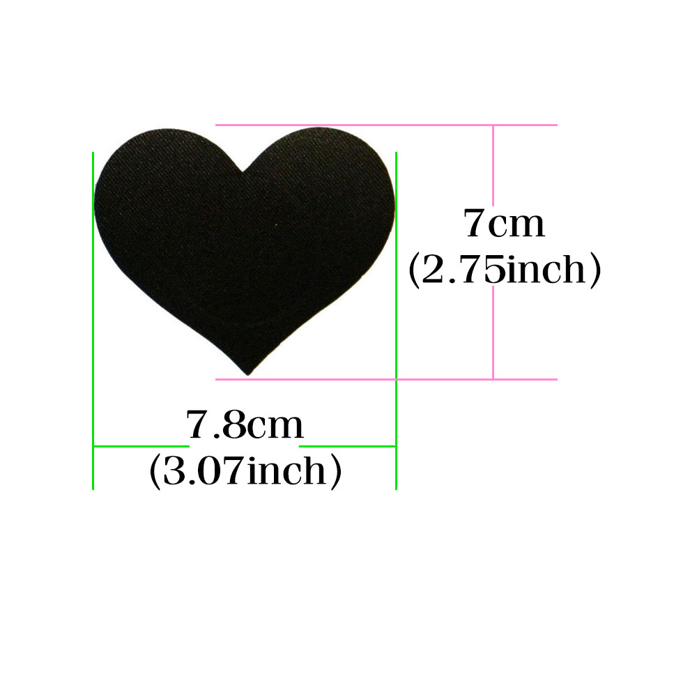 10 Pair (2 Pcs)Big Heart Breas - Nipple Cover Pasties 评论和价格