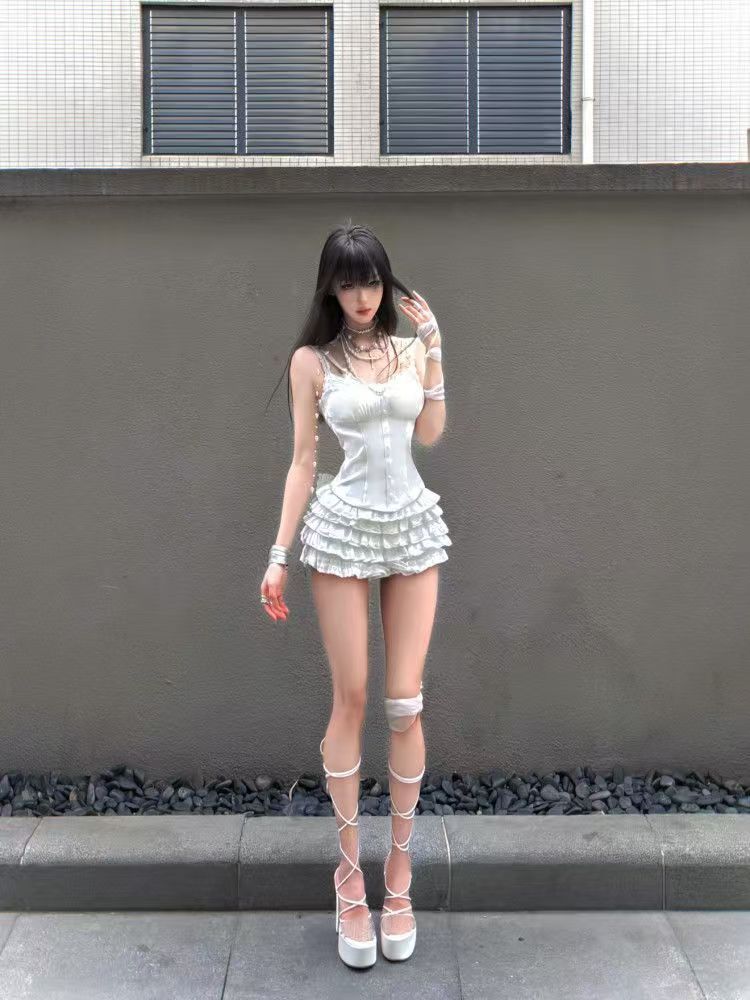 Coquette Lace Corset 2 Piece S - Cami Top Lace 评论和价格