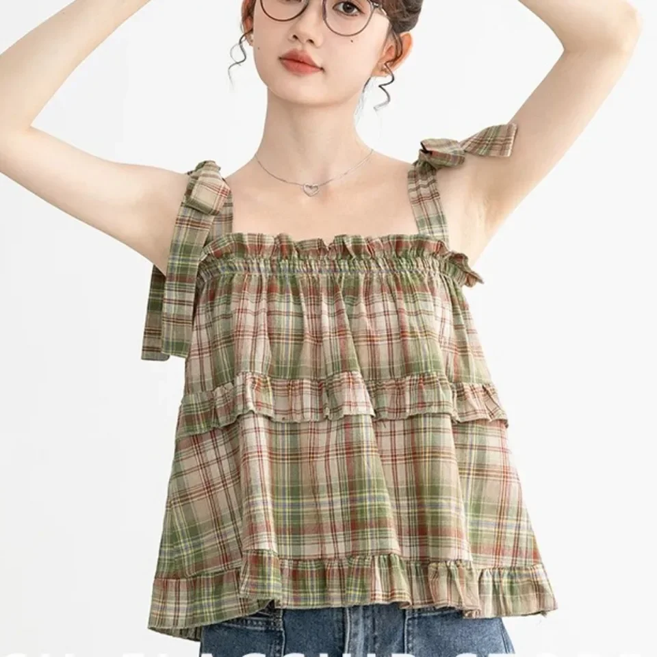 Y2K Hot Women Summer Acubi Jap - Cami Top Lace 评论和价格