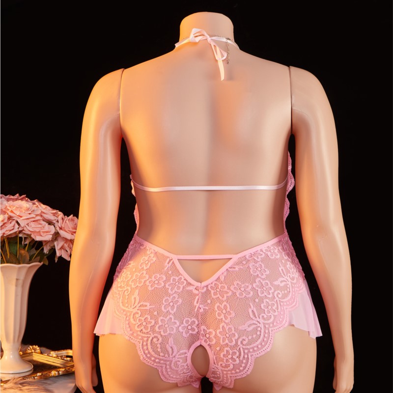 Plus Size 1XL-4XL Teddy perspe - Lace Teddy Lingerie 评论和价格
