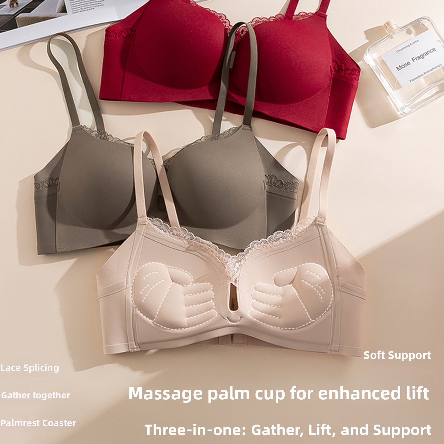 Pure KUCLUT Lace Palm Cup Smal - Seamless Underwear Women 评论和价格