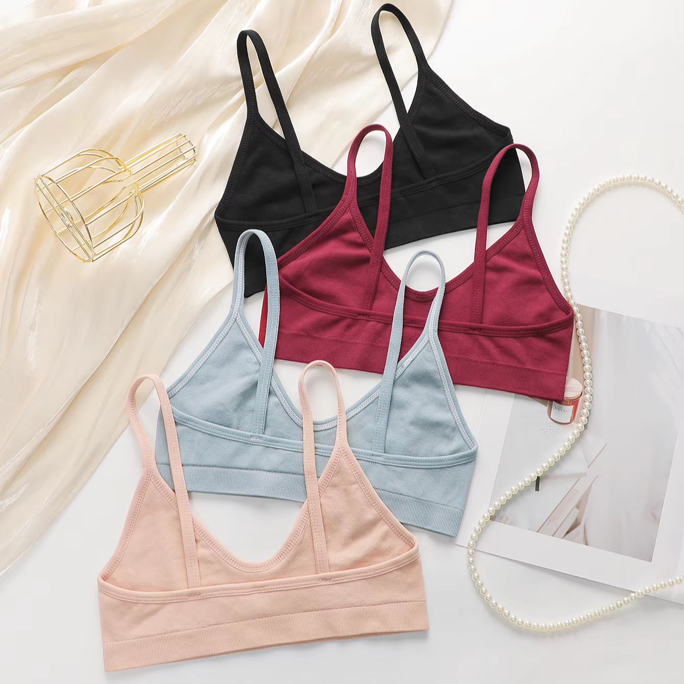 Women Seamless Wireless Bra So - Bralette Wireless Soft 评论和价格