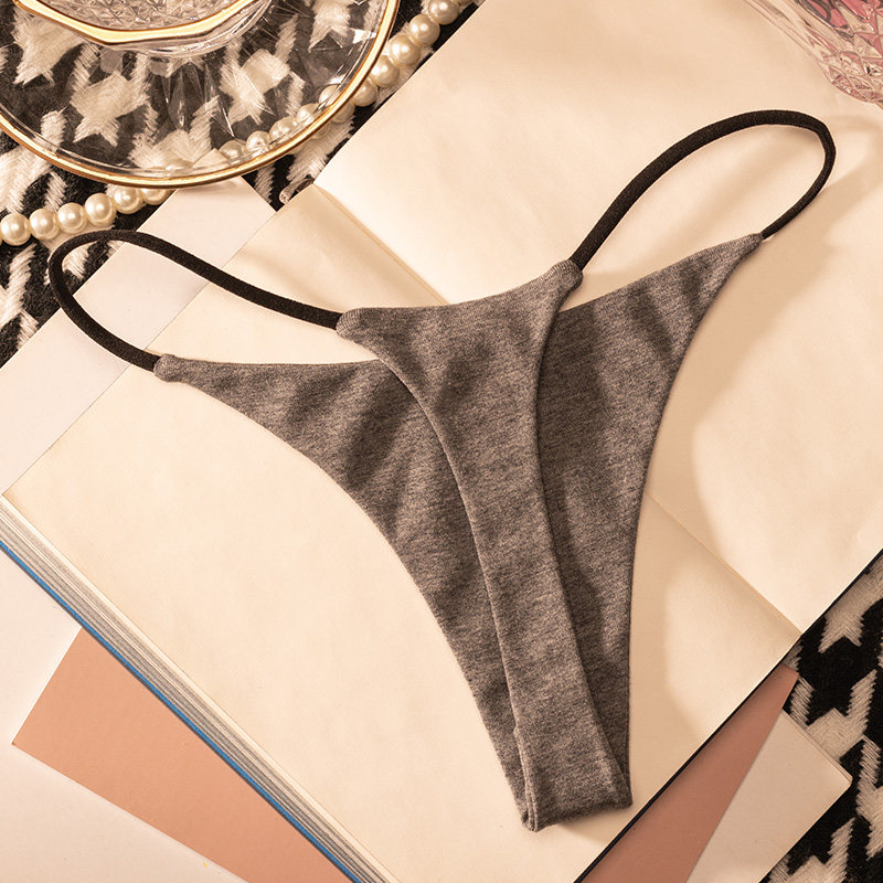 Low Waist Cotton Thong Women P - Seamless Underwear Women 评论和价格