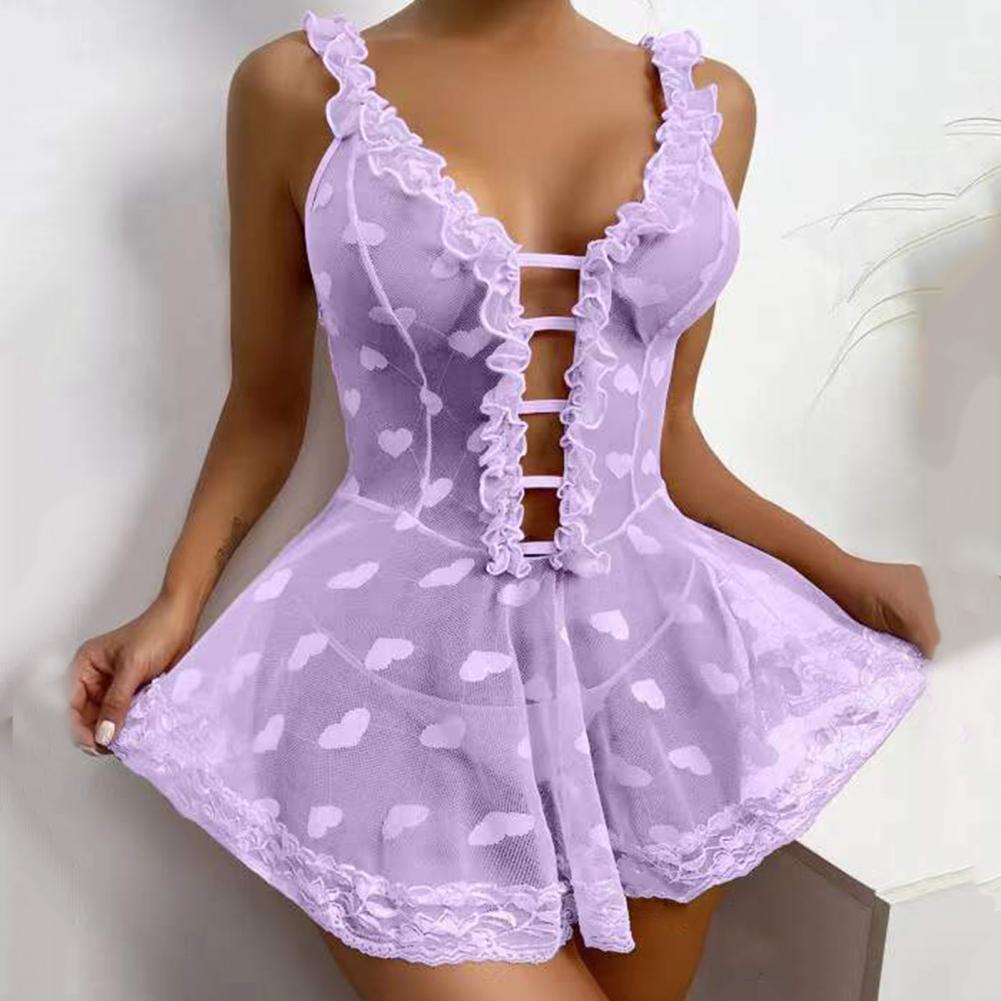2026 Sexy Night Dress Sleevele - Babydoll Chemise Night 评论和价格