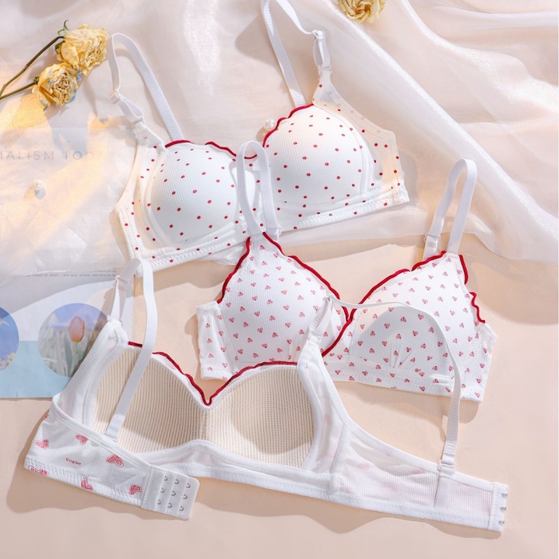 Cute Sweet Wireless Bra Set,Co - Bralette Wireless Soft 评论和价格