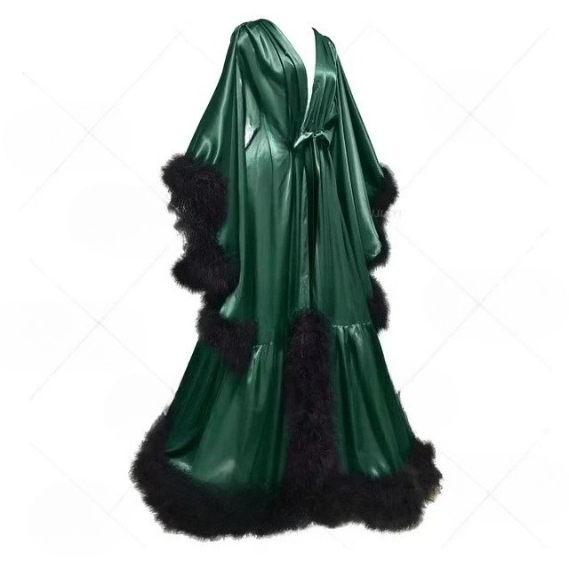 Customized Bathrobe for Women  - Robe Silk Women 评论和价格