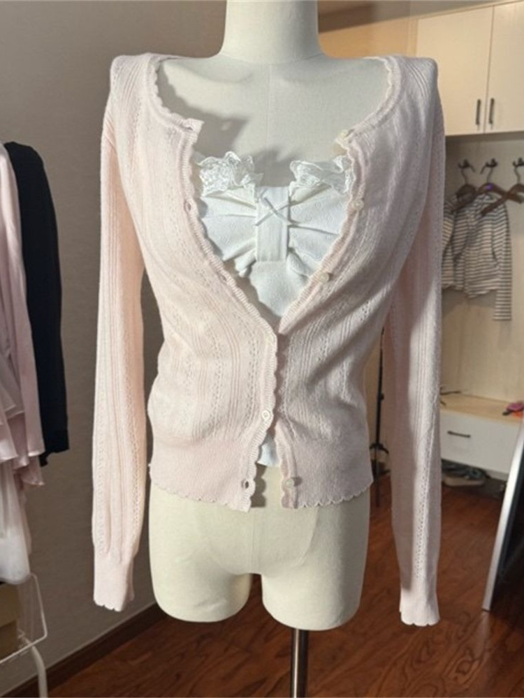 Korean Fashion Slim Fit White  - Cami Top Lace 评论和价格