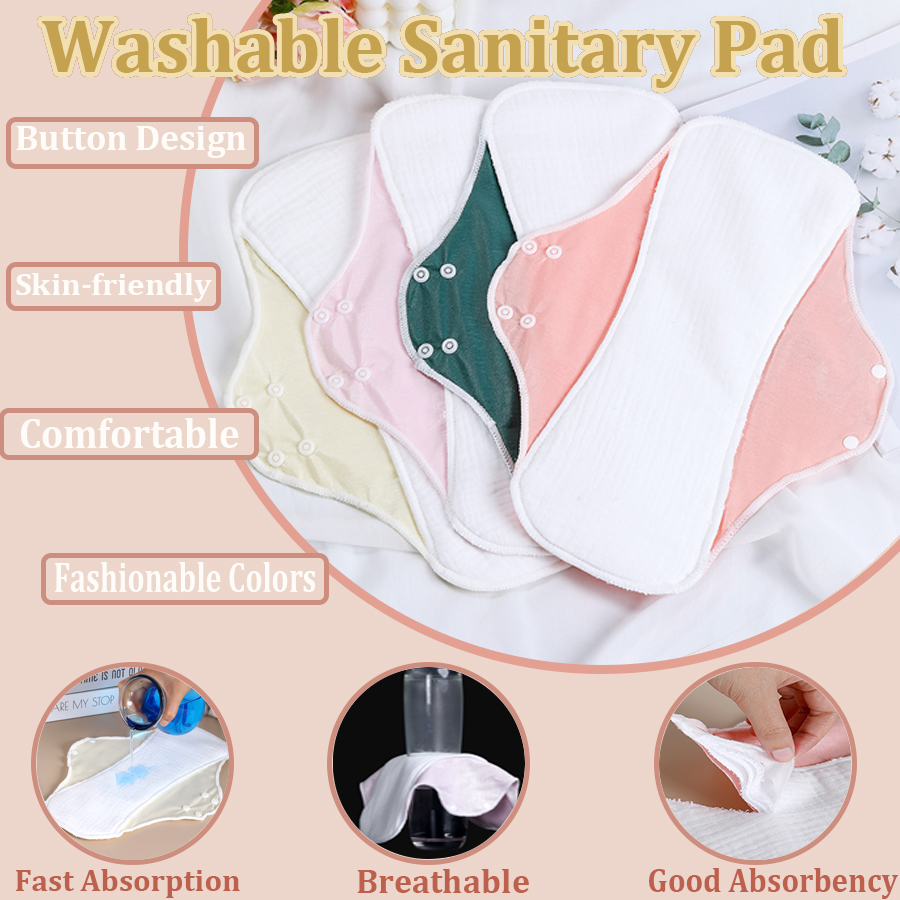 1pc Washable Sanitary Pads for - Period Panty Absorbent 评论和价格