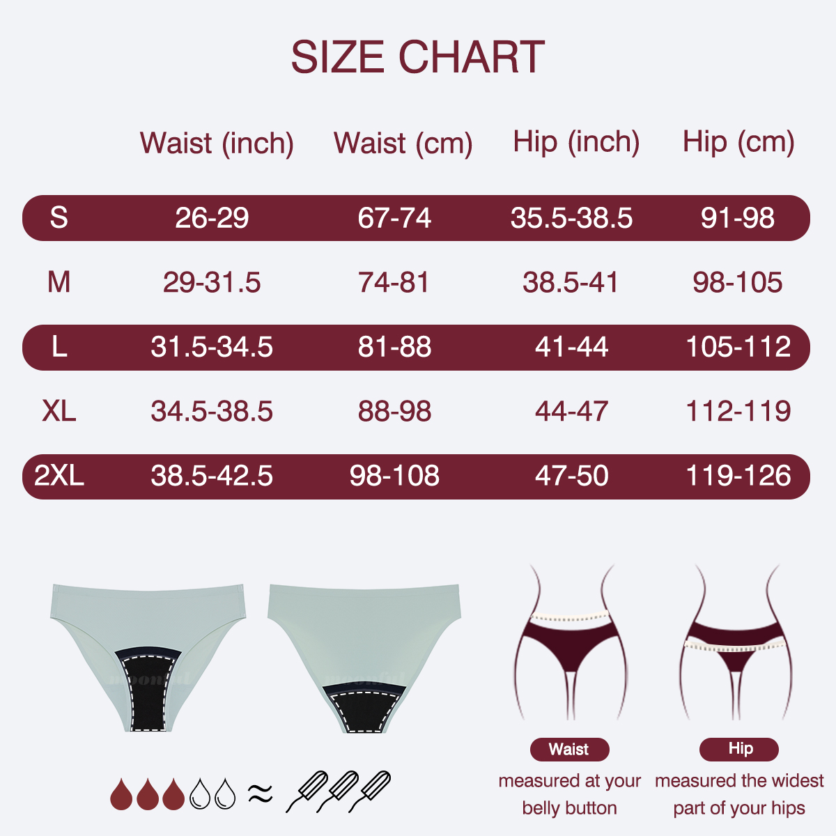 Menstrual Panties Women Leak p - Period Panty Absorbent 评论和价格